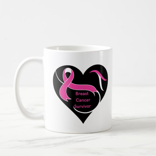 Mug du survivant du cancer du sein (Gauche)