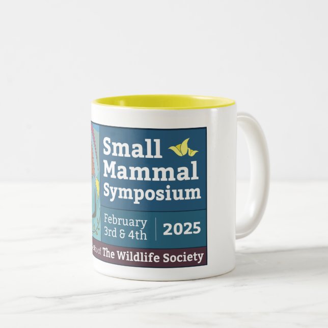 Mug du Symposium sur les petits mammifères ! (Devant droit)