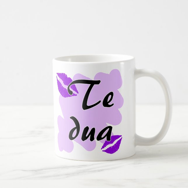 Mug DUA de Te - Albanais - je t'aime (Droite)