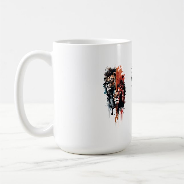 Mug Dualité de la Couronne de règne divisé du Roi cour (Gauche)