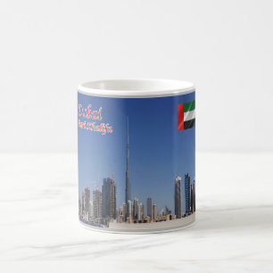 Mug Dubaï - Burj Khalifa - Le plus haut gratte-ciel -
