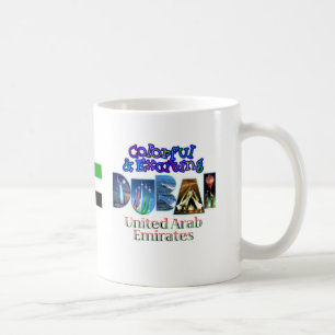 Mug Dubaï coloré et passionnant