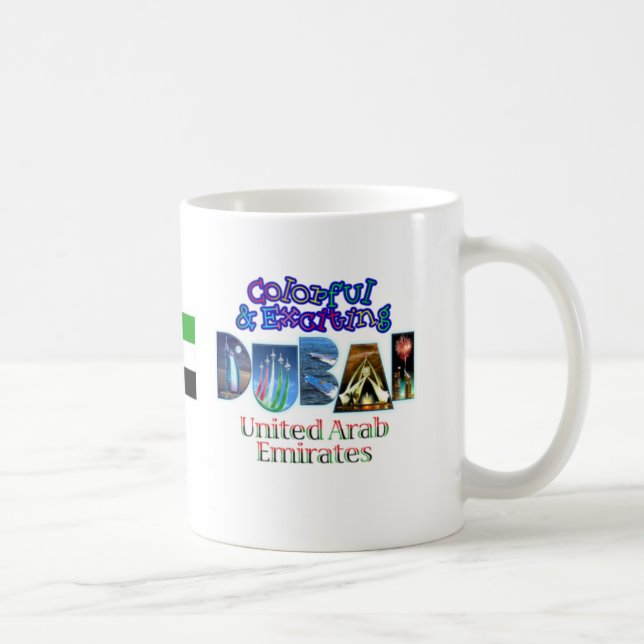 Mug Dubaï coloré et passionnant (Droite)