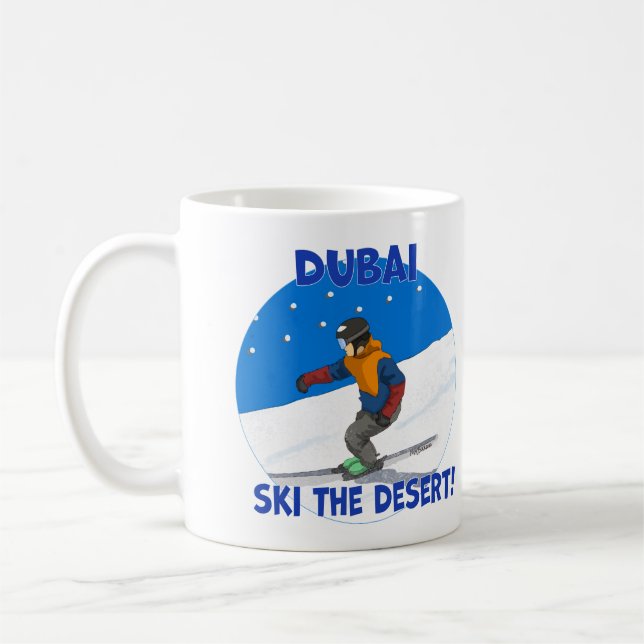 Mug Dubaï, Ski Dans Le Désert (Gauche)
