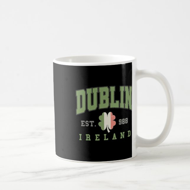 Mug Dublin Ireland College University St. Patricks Day (Droite)