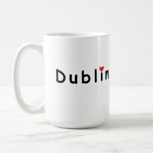 Mug Dublin Irlande, j'aime Dublin