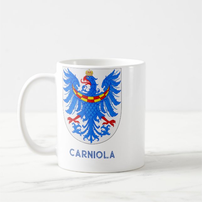 Mug Duché de Carniole Noblesse Alpine Art Héraldique (Gauche)