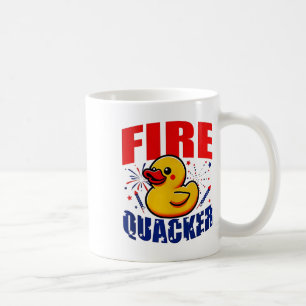 Mug Duck Firequacker Patriotique Funny Independence 4è