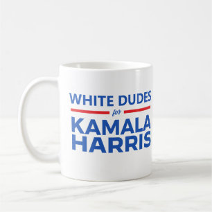 Mug Dudes blanches pour Kamala Harris