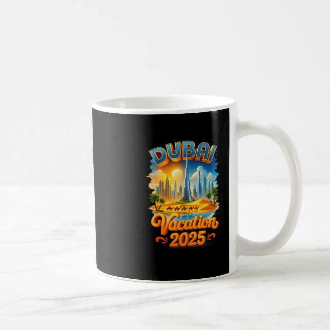 Mug Dui Vacation Skyline Sunset Desert And Camel Adven (Droite)