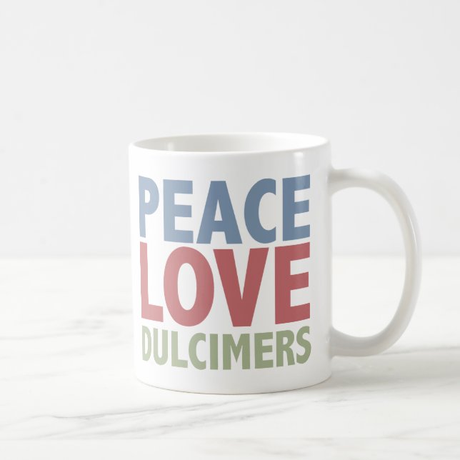 Mug Dulcimers d'amour de paix (Droite)