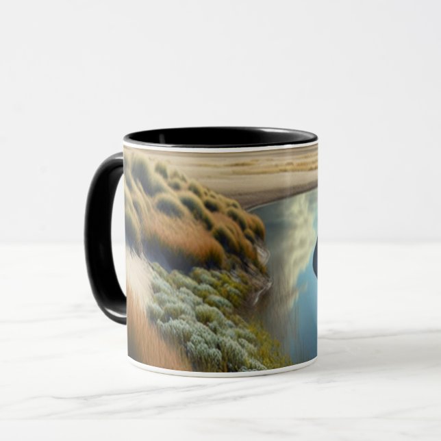 Mug Dunes côtières néerlandaises (Devant gauche)