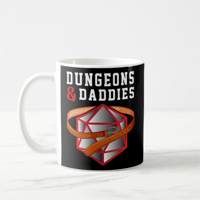 Mug Dungeons Daddies Nerdy Dirty Humour Submissive (Gauche)