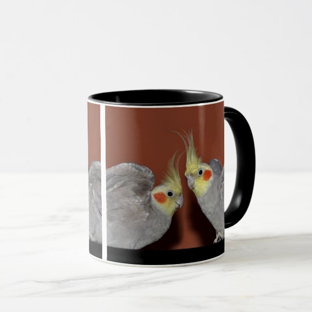 Mug Duo de Calopsittes (Devant droit)