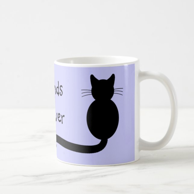 Mug Duo de chat noir - amis Furever (Droite)