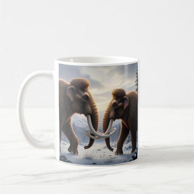 Mug Duo de Mammouth Laineux (Gauche)