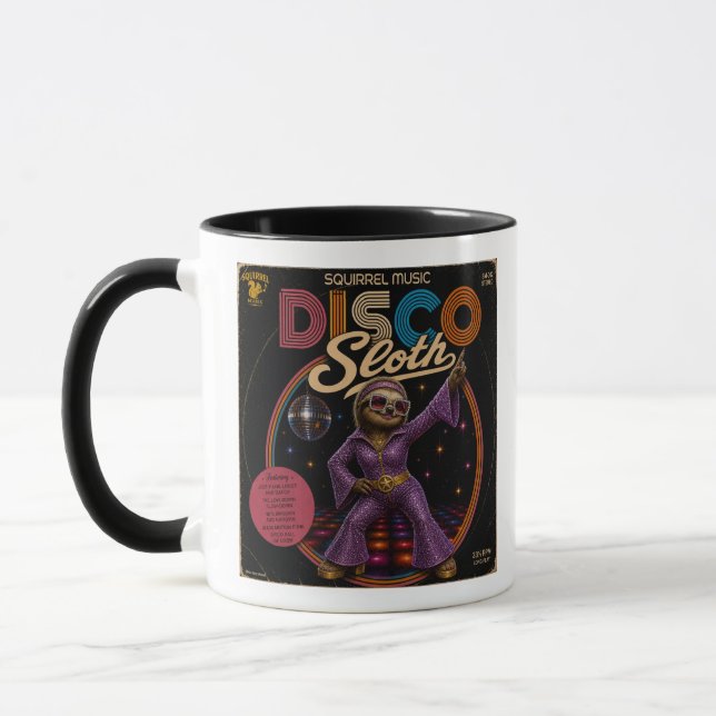 Mug Duo de paresseux disco (Gauche)