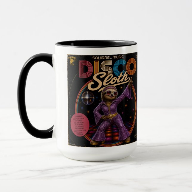 Mug Duo de paresseux disco (Gauche)