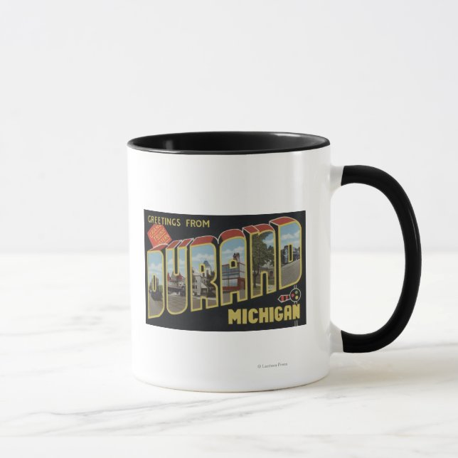 Mug Durand, Michigan - Scènes de grandes lettres (Droite)