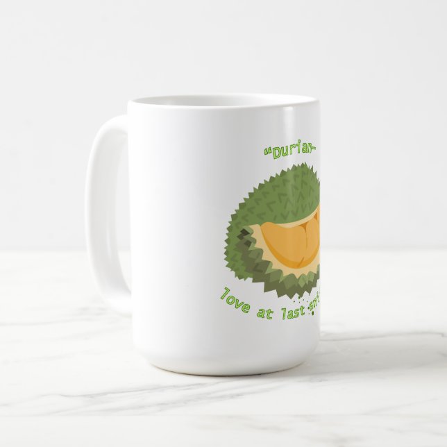 Mug Durian" Amour à dernier sniff" (Devant gauche)