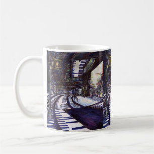 Mug Dusting the Piano