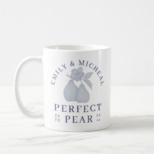 Mug Dusty Blue Perfect Pear pour Enterrement de Vi