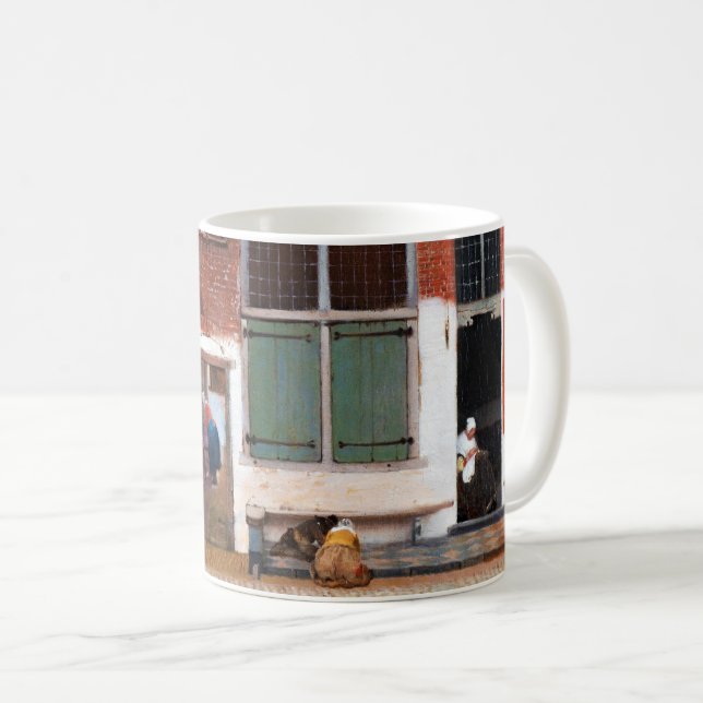 Mug Dutch Alley, Johannes Vermeer (Devant droit)