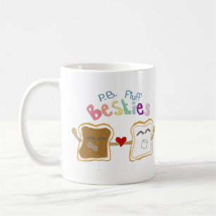 Mug duvet de beurre d'arachide de besties
