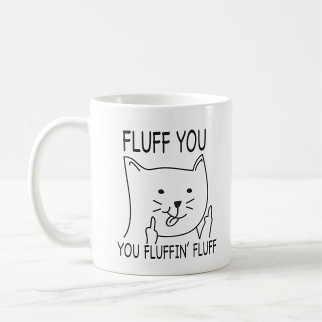 Mug Duvet outre de chaton mignon (Gauche)