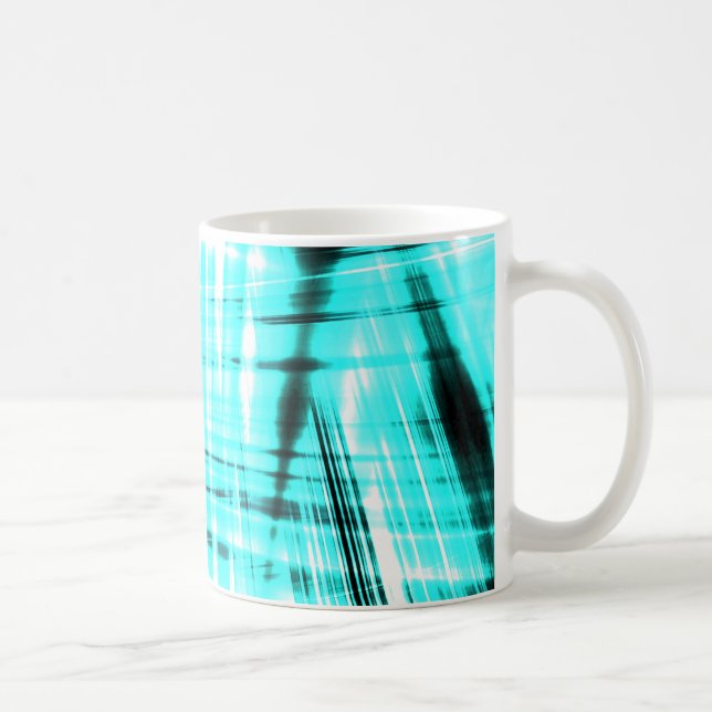 Mug Dynamic blue streaked background (Droite)
