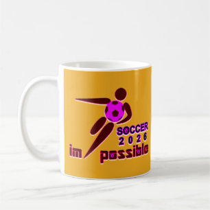 Mug Dynamic Soccer 2026 Conception Silhouette