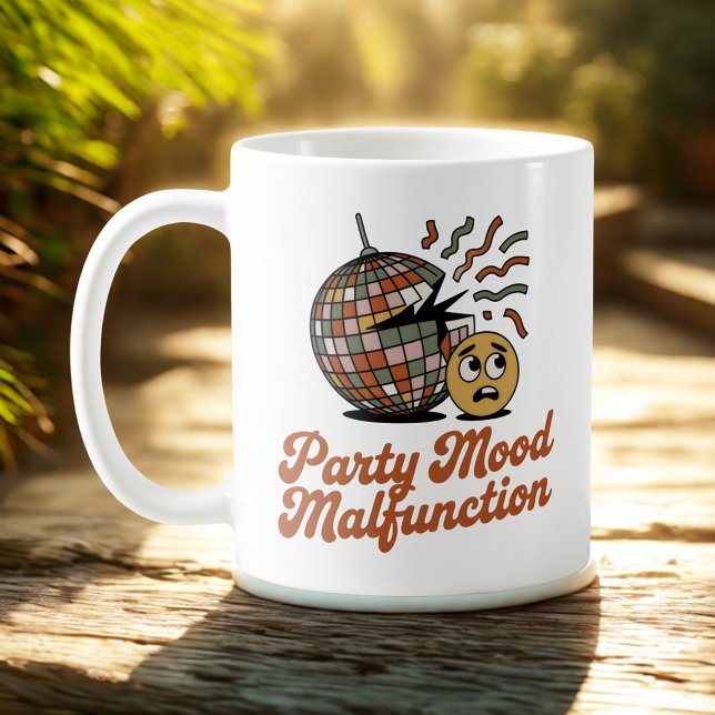 Mug Dysfonctionnement de l'humeur de fête | Humeur émo (Créateur téléchargé)