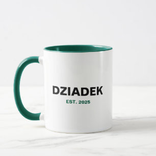 Mug Dziadek Est. 2025 - Le cadeau parfait de grand-pèr