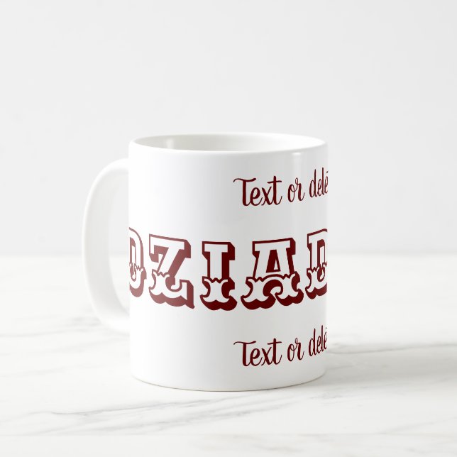 Mug Dziadziu grand-père polonais Personnalisé (Devant gauche)