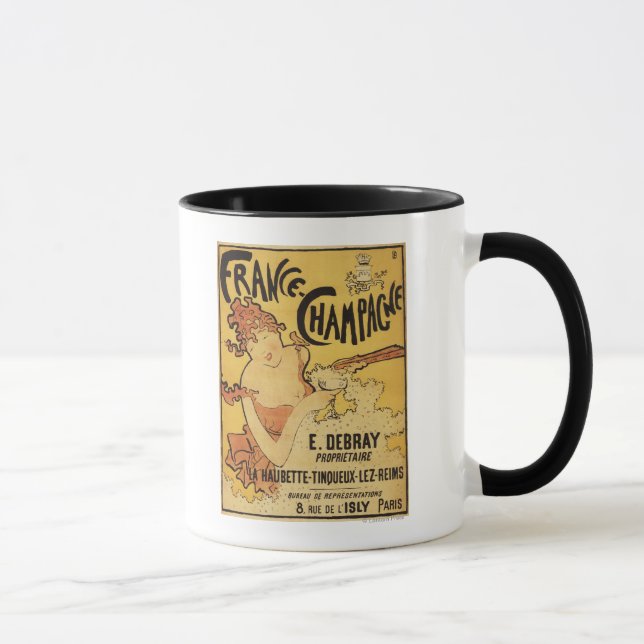 Mug E. Debray Champagne Publicité (Droite)