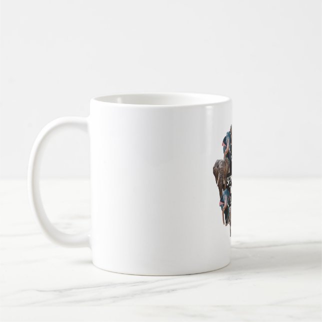 Mug E est pour Elephant (Gauche)