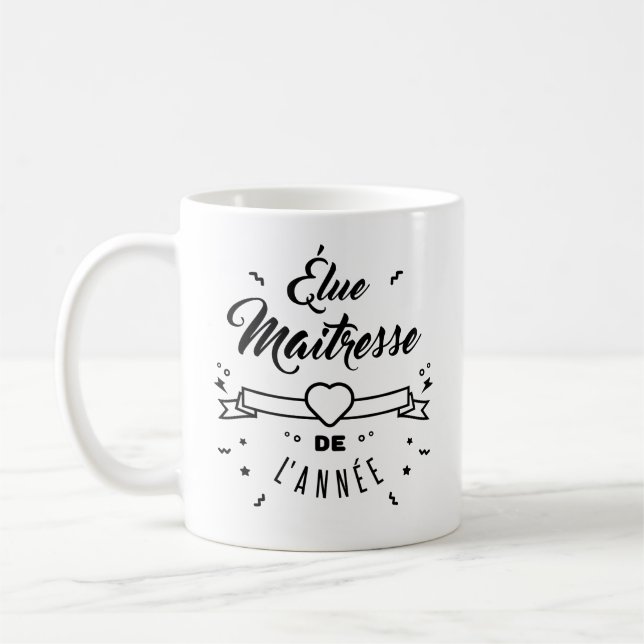 Mug élue maitresse de l'année (Gauche)
