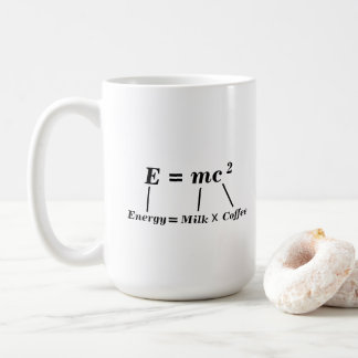 Mug E=mc2 énergie physique scientifique Einstein drôle