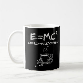 Mug E=MC2 Funny Science Café Énergie Lait Café