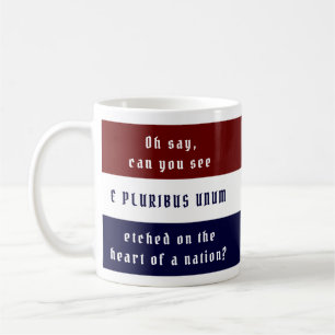 Mug E Pluribus Unum rouge blanc et bleu