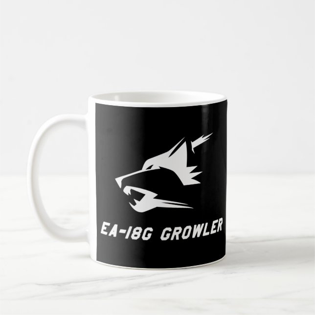 Mug EA-18G Growler - T-shirt BLANC (Gauche)