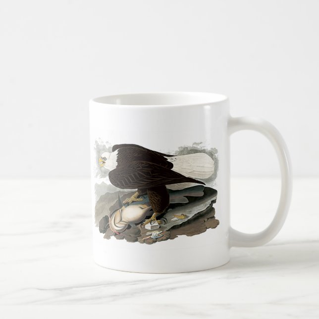 Mug Eagle à tête blanche | John James Audubon (Droite)