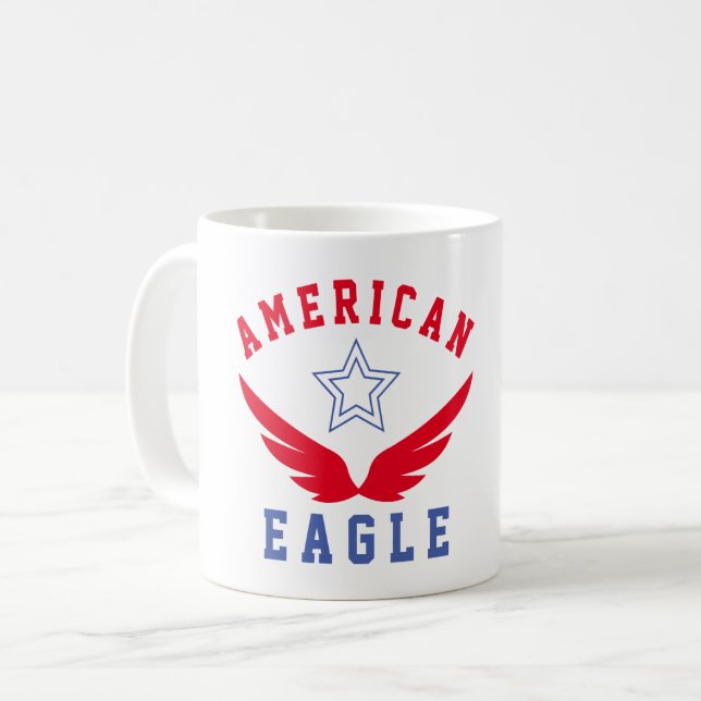 MUG EAGLE AMÉRICAIN - LIBERTÉ (Devant gauche)