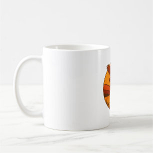 Mug Eagle au coucher du soleil - Art de la nature rétr