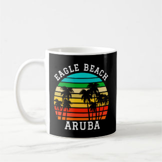 Mug Eagle Beach Aruba Famille Vacances Coucher de sole
