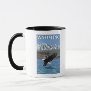 Mug Eagle chauve plongeant - le Wyoming