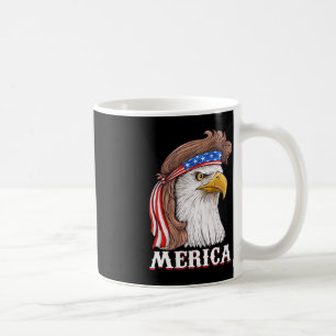 Mug Eagle Mullet 4 juillet États-Unis Drapeau américai