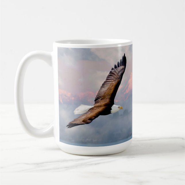 Mug Eagle Olympic Mountains Kirkland Washington Voyage (Gauche)