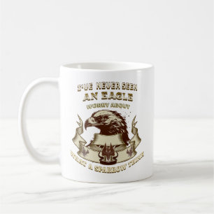 Mug Eagle toujours comment penser citation sage