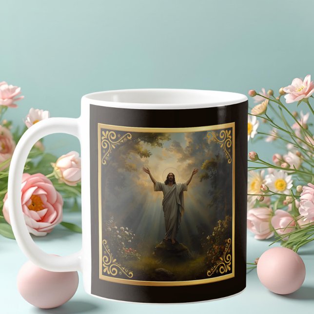 Mug Easter Resurrection Religious (Créateur téléchargé)